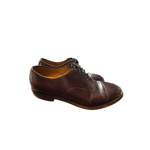 Johnston & Murphy Men's Leather Oxford Dress Shoes Brown Size 10.5